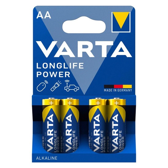 Varta Battery Alkaline AA LR06 1.5V 4τμχ (4906121414) (VART4906121414)-VART4906121414