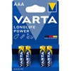 Varta Battery Alkaline AAA LR03 1.5V 4τμχ (4903121414) (VART4903121414)-VART4903121414