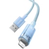 Baseus Καλώδιο USB σε Lightning Explorer Series 2.4A 1m Γαλάζιο (CATS010003) (BASCATS010003)-BASCATS010003
