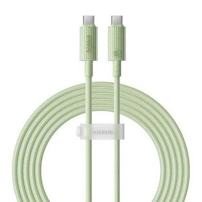 Baseus Fast Charging cable USB-C to USB-C Habitat Series 2m 100W green (P10360202631-01) (BASP10360202631-01)-BASP10360202631-01