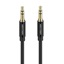 VENTION 3.5mm Male to Male Audio Cable 5M Black Aluminum Alloy Type (BAXBJ) (VENBAXBJ)-VENBAXBJ