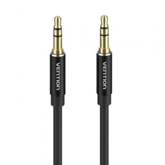 VENTION 3.5mm Male to Male Audio Cable 3M Black Aluminum Alloy Type (BAXBI) (VENBAXBI)-VENBAXBI