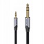 VENTION Cotton Braided TRS 3.5mm Male to 6.5mm Male Audio Cable 10M Gray Aluminum Alloy Type (BAUHL) (VENBAUHL)-VENBAUHL