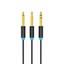 VENTION TRS 6.5mm Male to 2*6.5mm Male Audio Cable 2M Black (BATBH) (VENBATBH)-VENBATBH