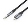 VENTION Micro USB Male to TRRS 3.5mm Male Audio Cable 1.5M Black (BDGBG) (VENBDGBG)-VENBDGBG