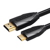 VENTION Mini HDMI to HDMI Cable 1M Black (VAA-D02-B100) (VENVAA-D02-B100)-VENVAA-D02-B100