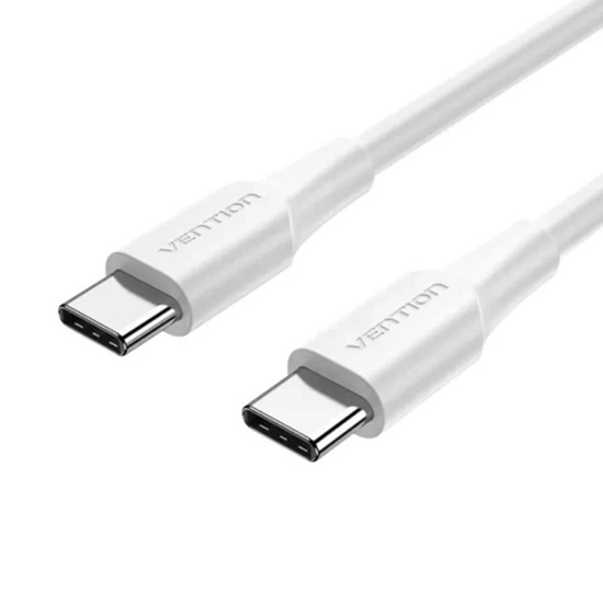 VENTION USB 2.0 Type-C to Type-C 3A Cable 1.5M White (TAXWG) (VENTAXWG)-VENTAXWG