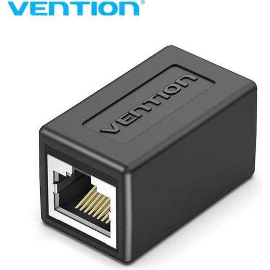 VENTION Cat.6 FTP Network Extender RJ45 Connector Black 10-Pack (IPVB0-10) (VENIPVB0-10)-VENIPVB0-10