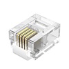 VENTION 6P4C RJ11 Telephone Modular Plug 100-Pack (IDKR0-100) (VENIDKR0-100)-VENIDKR0-100