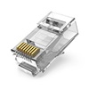 VENTION Cat.6 UTP RJ45 Modular Plug Transparent 100-Pack (IDDR0-100) (VENIDDR0-100)-VENIDDR0-100