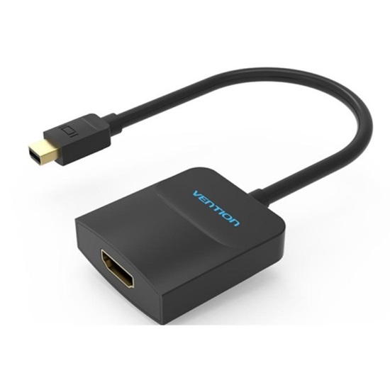 VENTION Mini DisplayPort to HDMI Converter 0.15M Black (HBCBB) (VENHBCBB)-VENHBCBB