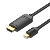 VENTION 4K Mini DisplayPort to HDMI Cable 2M Black (HAHBH) (VENHAHBH)-VENHAHBH