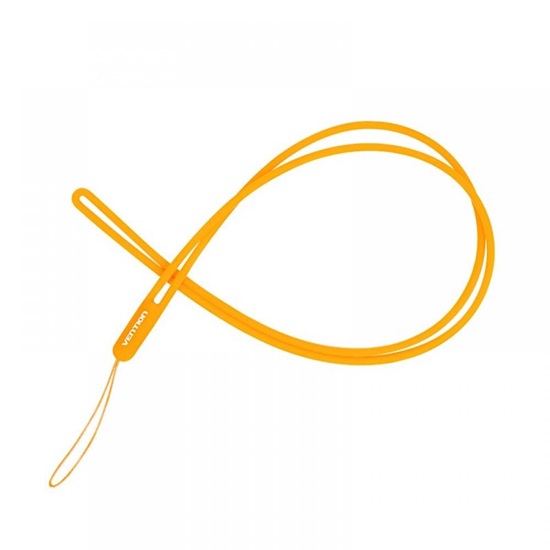 VENTION Smartphone Lanyard 0.15M Orange Silicone Type (KQFOB) (VENKQFOB)-VENKQFOB