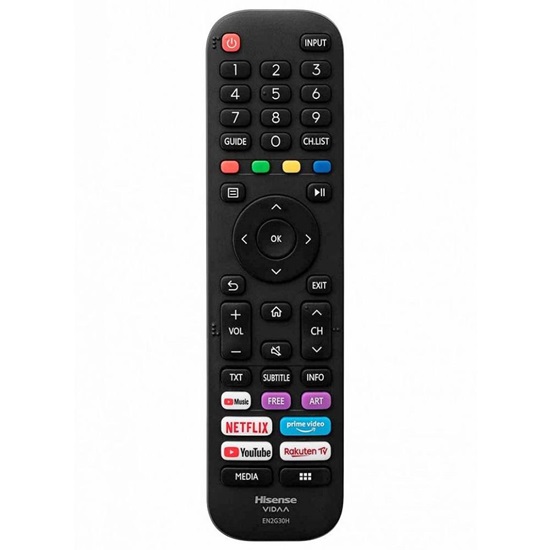 Hisense Γνήσιο Τηλεχειριστήριο Τηλεόρασης (EN2G30H) (HISEN2G30H)-HISEN2G30H