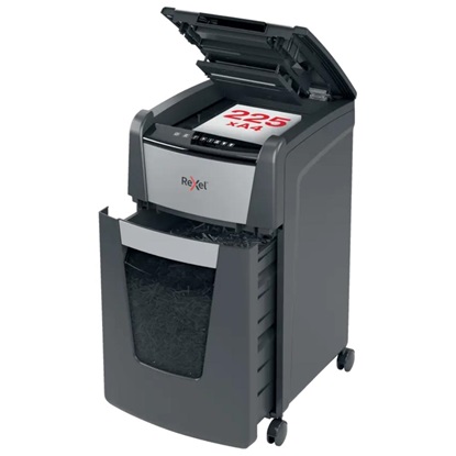 Rexel Optimum Auto+ 225x Paper Shredder Small Pieces (2020225XEU) (REX2020225XEU)-REX2020225XEU