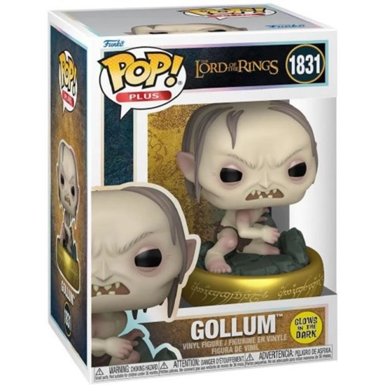 Funko Pop! Movies: Lord of the Rings - Gollum #1831 Glows in the Dark (FNK64299)-FNK64299