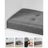 Songmics Αναδιπλούμενος πάγκος αποθήκευσης  - 110 x 38 x 48 - Σκούρο Γκρί  (LSF018G11) (SNGLSF018G11)-SNGLSF018G11