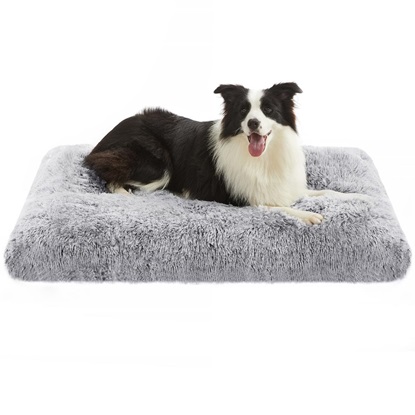 Feandrea Dog Bed βελούδινο 110 x 73 x 10 cm - Γκρι (PGW203G01) FEAPGW203G01)-FEAPGW203G01