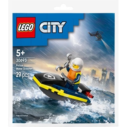 Lego City Police Jet Ski (30693) (LGO30693)-LGO30693