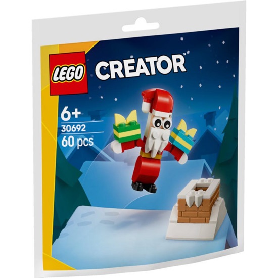 Lego Creator Santa Claus in the Chimney (Polybag) (30692) (LGO30692)-LGO30692