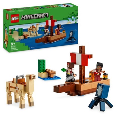 Lego Minecraft The Pirate Ship Voyage (21259) (LGO21259)-LGO21259