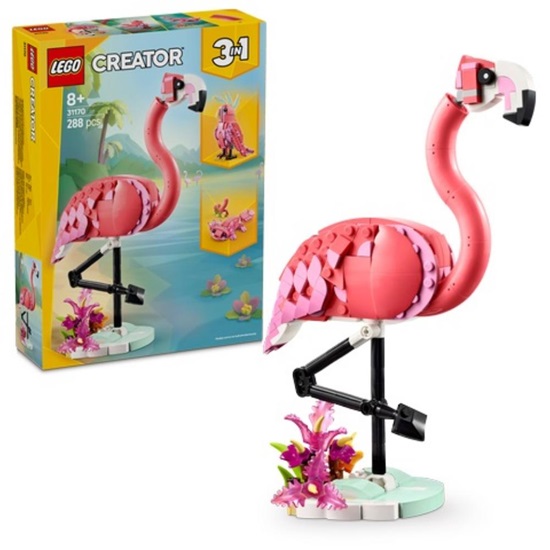 Lego Creator 3-In-1 Pink Flamingo (31170) (LGO31170)-LGO31170