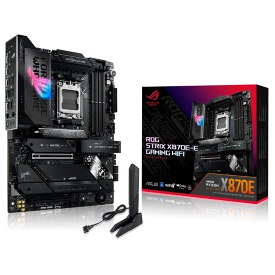 ASUS ROG STRIX X870E-E GAMING WIFI AMD X870E Socket AM5 ATX (90MB1IB0-M0EAY0) (ASU90MB1IB0-M0EAY0)-ASU90MB1IB0-M0EAY0