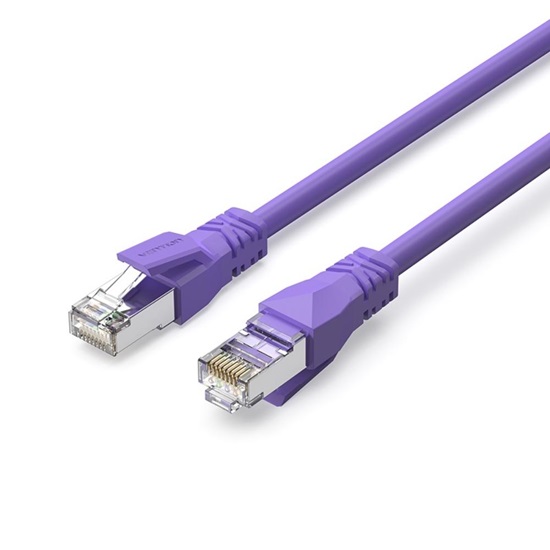 VENTION Cat.6A SFTP Industrial Flexible Patch Cable 0.2M Purple (IBMVAH) (VENIBMVAH)-VENIBMVAH