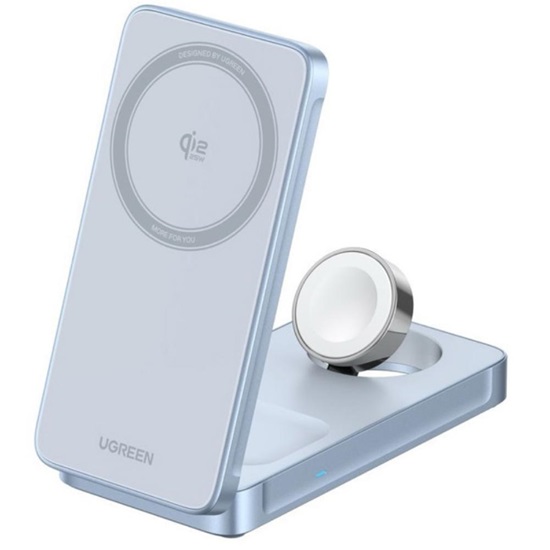 Ugreen W757 MagFlow Induction Charger 3in1 Qi2 25W (65901) (UGR65901)-UGR65901