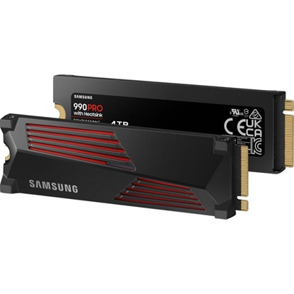 Samsung SSD 990 PRO 4TB PCIe 4.0 NVMe R7450/W6900 MB/s w/ Heatsink White box (MZ-V9P4T0GW) (SAMMZ-V9P4T0GW)-SAMMZ-V9P4T0GW