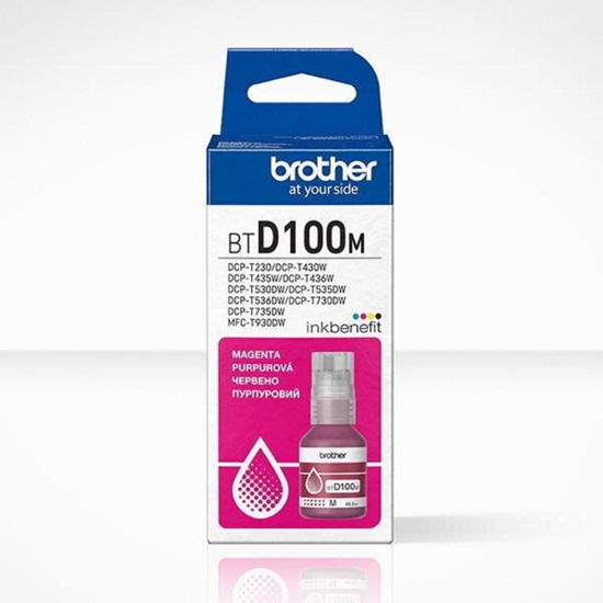Brother Μελάνι Inkjet BT-D100Y Yellow (BTD100M) (BROBTD100M)-BROBTD100M