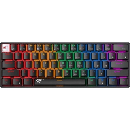 Havit Gaming Mechanical Keyboard with RGB lighting Black (KB903L) (HAVKB903L)-HAVKB903L