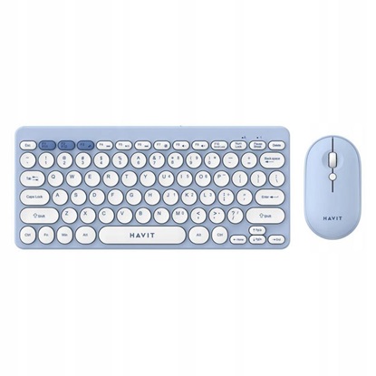 Havit Wireless Keyboard & Mouse Set English US Nordic Black (KB279GCM) (HAVKB279GCM)-HAVKB279GCM