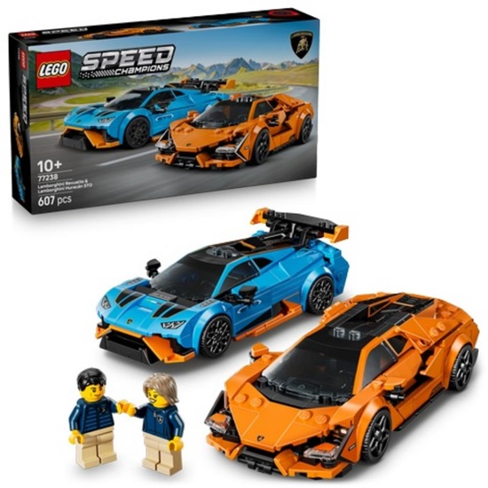 Lego Speed ​​Champions Lamborghini Revuelto and Huracán STO (77238) (LGO77238)-LGO77238