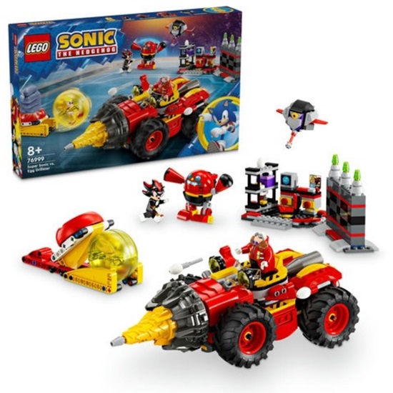 Lego Sonic The Hedgehog Super Sonic Vs Egg Drillster (76999) (LGO76999)-LGO76999