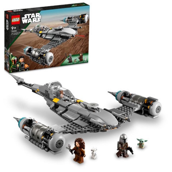 Lego Star Wars The Mandalorian's N-1 Starfighter (From The Book Of Boba Fett Building Toy Set With Baby Yoda Figure) (75325) (LGO75325)-LGO75325