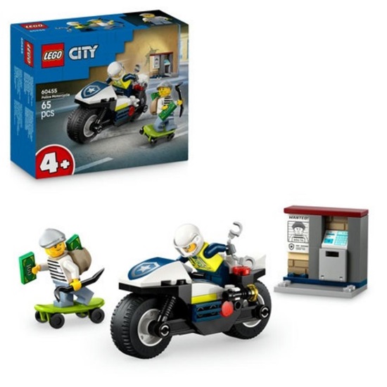 Lego City Police Motorcycle Chase (60455) (LGO60455)-LGO60455