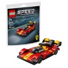 Lego Speed ​​Champions Ferrari 499P Supercar (Polybag) (30709) (LGO30709)-LGO30709