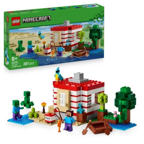 Lego Minecraft The TNT Jungle House (21275) (LGO21275)-LGO21275