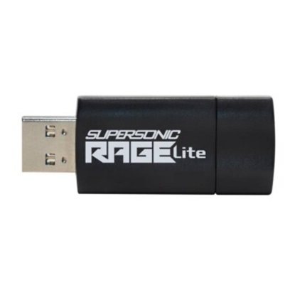 Patriot Supersonic Rage Lite 64 GB Black/Blue USB-A 3.2 Gen 1 (PEF64GRLB32U) (PATRPEF64GRLB32U)-PATRPEF64GRLB32U