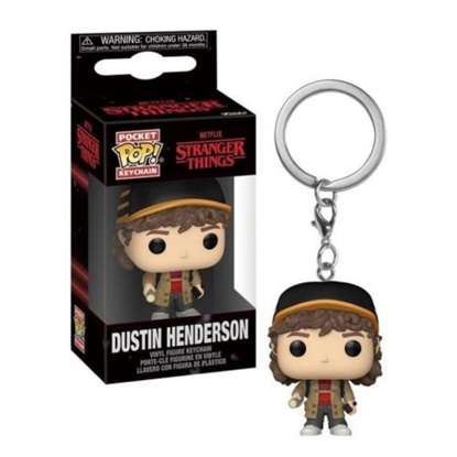Funko Pocket Pop! Keychain TV: Stranger Things - Dustin Henderson (FNK66170)-FNK66170