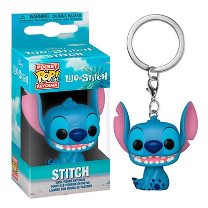 Funko Pocket Pop! Keychain Animation: Lilo & Stitch - Stitch  (FNK56194)-FNK56194