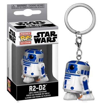 Funko Pocket Pop! Keychain Movies: Star Wars - R2-D2 (FNK30583)-FNK30583