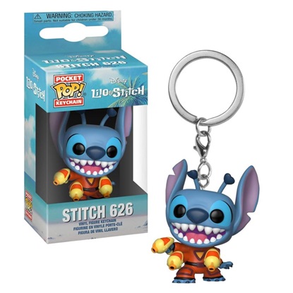 Funko Pocket Pop! Keychain Animation: Lilo & Stitch - Stitch 626 Exclusive (FNK22164)-FNK22164