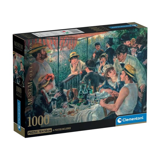 Clementoni Puzzle Museum Collection - Renoir: Luncheon of the Boating Party 1000pcs (37063) (CLE37063)-CLE37063