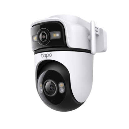 TP-Link Outdoor Dual Lens Pan/Tilt Security Camera (TAPO C545D) (TPC545D)-TPC545D