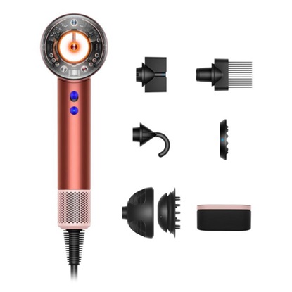 Dyson HD16 Supersonic Nural Gift Pack Πιστολάκι Μαλλιών Bronze/Blush Pink 1600W (561725-01) (DYS561725-01)-DYS561725-01