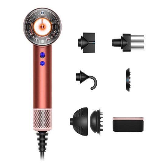 Dyson HD16 Supersonic Nural Gift Pack Πιστολάκι Μαλλιών Bronze/Blush Pink 1600W (561725-01) (DYS561725-01)-DYS561725-01