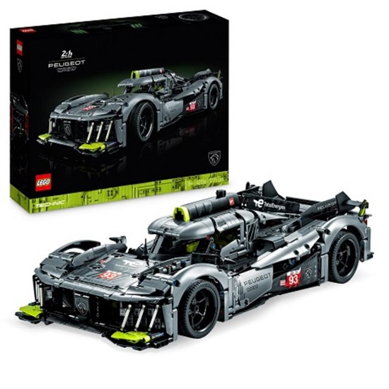 Lego Technic Peugeot 9X8 24H Le Mans Hybrid Hypercar (42156) (LGO42156)-LGO42156