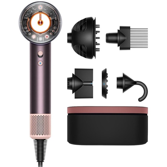 Dyson HD16 Supersonic Nural Gift Pack Πιστολάκι Μαλλιών Jasper Plum 1600W (599003-01) (DYS599003-01)-DYS599003-01